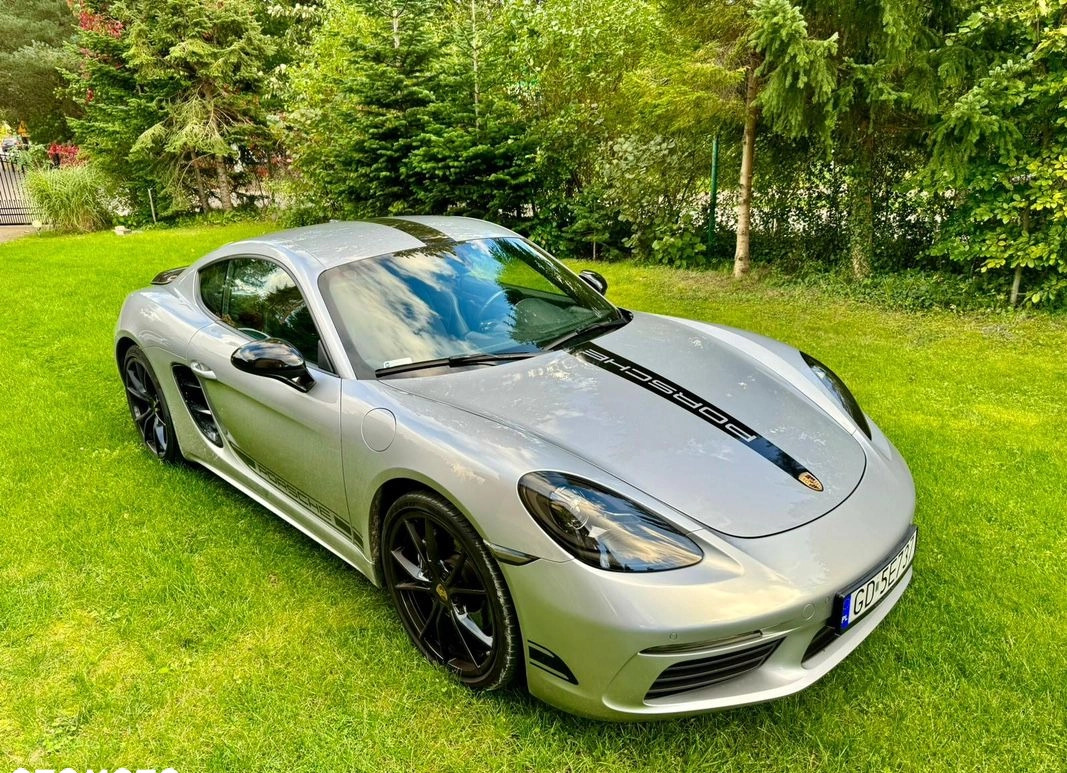 Porsche 718 Cayman cena 210000 przebieg: 48500, rok produkcji 2018 z Gdynia małe 596